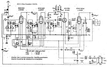 AEG Ultra Geadem schematic circuit diagram